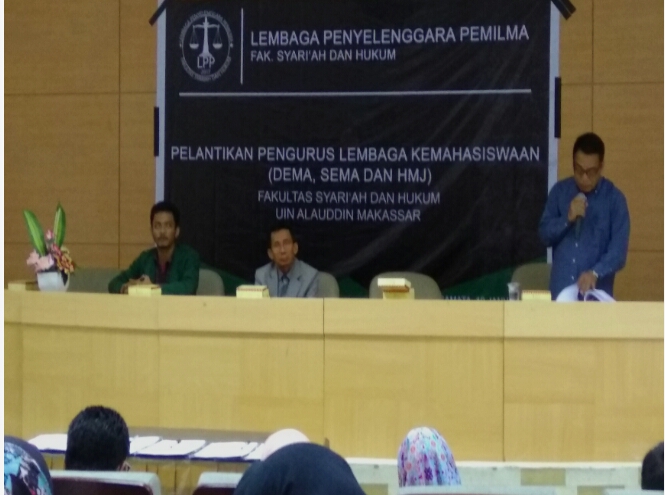 Gambar Dekan FSH Lantik Pengurus Dema, Sema, dan Jajaran HMJ